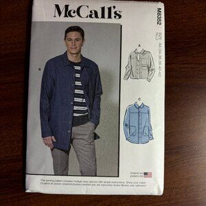 McCall's Pattern M8352 AA for Men's Jacket